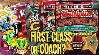 FIRST CLASS or COACH? $20 Mad Money vs $20 Spectacular  $130 TEXAS Lottery Scratch Off Tickets