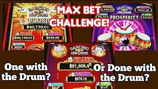I Put $300 into EVERY Dancing Drums Slot and MAX BET!  One With the Drum Challenge!
