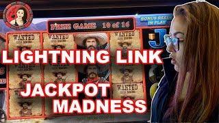 Lightning Link Tiki Fire JACKPOT Madness - Slot Machine Handpay in Las Vegas