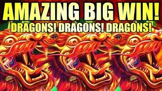 AMAZING BIG WIN! EPIC DRAGON RUN!!  DOWN TO $20.95! MIGHTY CASH DRAGON Slot Machine (Aristocrat)