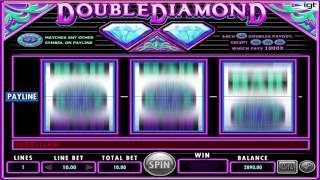 Double Diamond  free slots machine game preview by Slotozilla.com
