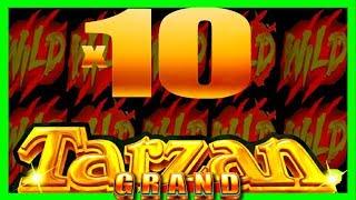 BACK TO BACK MAX BET BONUSES on Tarzan Slot Machine W/ SDGuy1234