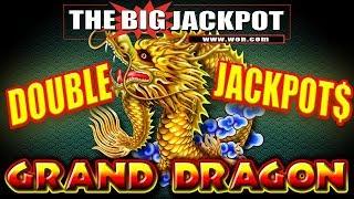 DOUBLE JACKPOT HANDPAY$  GRAND DRAGON  BONUS ROUND RE-TRIGGERS | The Big Jackpot