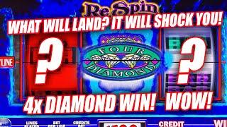 SHOCKING HOT SLOT MACHINE ACTION: RED HOT RESPIN DOUBLE DIAMOND