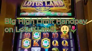 Big High Limit HANDPAY on LOTUS LAND!  Crazy Konami Run, Part 3