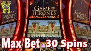 FINNALY GOT A BONUSGAME OF THRONES -King's Landing- Slot (Aristocrat)MAX BET 30 SPINSMAX 30 #25