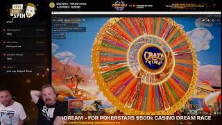 YOU PICK SLOTS - $500,000 PokerStars Casino !Dream Race @ 22:00, !dream to see ️️ (20/07/2020)