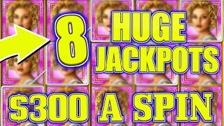 INSANE $300 SPINS ON HIGH LIMIT SLOTS KEEPS HITTING NONSTOP JACKPOTS!