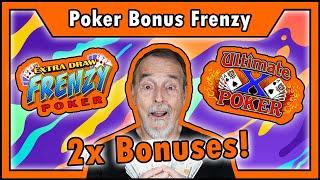 TWO Poker Bonuses at the Casino Playing Extra Draw Frenzy - Unbelievable  • The Jackpot Gents