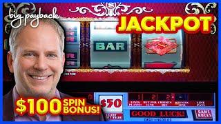 $100/SPIN JACKPOT! Double Top Dollar Slot - HIGH LIMIT ACTION!! #Shorts