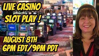 Hot August Nights! Live slot play at the Peppermill casino.