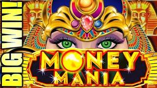 BIG WIN! MONEY MANIA RUN!!  NEW CLEOPATRA MONEY MANIA Slot Machine (IGT)