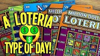 YES! A LOTERIA TYPE OF DAY!  ALL OF THEM $20, $10, $5, $3!  TX Lottery Scratch Offs
