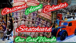 Scratchcard..Christmas Advent Calendar....its a One Card Wonder nightly game
