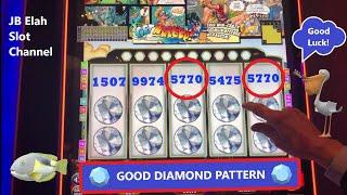 Neptune's Gold Big Diamond Win $2885 CHOCTAW CASINO JB Elah Slot Channel $$$ How To YouTube USA