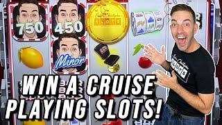 You can WIN a Cruise by Playing Slots!?  A Golden FIRE of Wins!