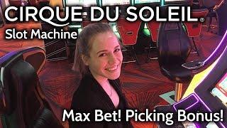 Cirque Du Soleil Slot Machine * Picking Bonus! Random Features!!!