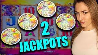 2 AWESOME JACKPOTS on BUFFALO GOLD Collection in Las Vegas!