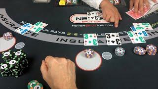 $16,000 Blackjack Hand - Splitting 3's at the right time