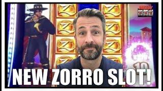 NEW SLOT ALERT! The NEW ZORRO slot machine!