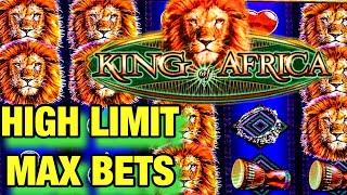 KING OF AFRICA SLOT/ HIGH LIMIT/ FREE GAMES/ LIMITE ALTO