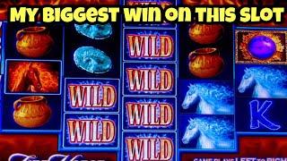 MY BIGGEST WIN ON FIRE HORSE - HIGH LIMIT JACKPOTS ITS PAID ME MUCHO DINERO