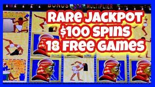 ONCE AGAIN A MASSIVE JACKPOT ON MY FAVORITE SLOT/ PHARAOH'S FORTUNE SLOT JACKPOT 18 FREE GAMES