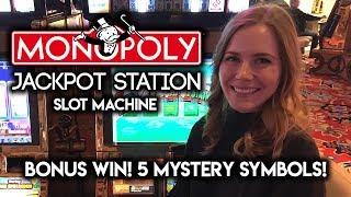 Monopoly   5 Symbol MYSTERY  BONUS WIN  Perfect Set Up!!! 5 Dragons $5 Bet Bonus!