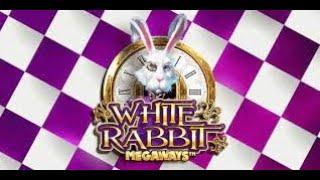 WHITE RABBIT  TWO NEW *MEGA* BIG LINE HITS!! HOW TO GET FROM 200 TO 1900 WITHOUT ANY BONUSES!!!!!!