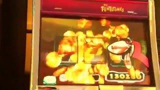 HUMONGOUS Slot Machine Hand Pay Jackpot - Flintstones