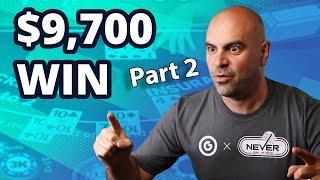 $12,000 Blackjack Win Part 2 - Blackjack and Coffee Episode 10