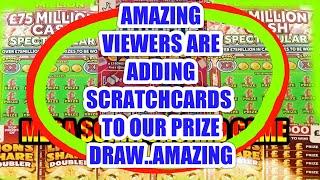 FANTASTIC GIVE A WAY..OVER £100  SCRATCHCARDS PRIZES...WE GIVE AWAY CARDS