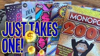 JUST TAKES ONE!  GREAT SESSION! $90/Tickets  TX Lottery Scratch Offs