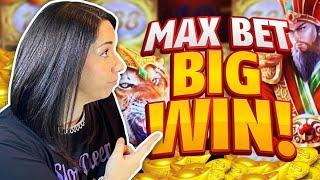 I HIT THE BONUS ON MAX BET AND WAS SO EXCITED ! MASSIVE POTENTIAL