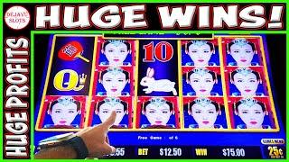 HUGE WINS! HERE IS WHAT I CASHED OUT I PUT $500 INTO HIGH LIMIT AUTUMN MOON SLOT AT YAAMAVA CASINO!