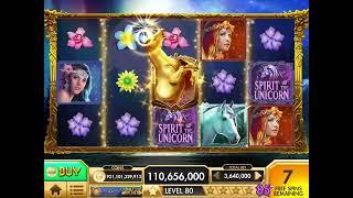 SPIRIT OF THE UNICORN Video Slot Casino Game with a FREE SPIN BONUS