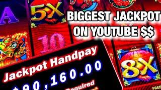 BIGGEST JACKPOT ON YOUTUBE/ LANTERN RICHES/ FREE GAMES 40X/ $60 BETS/ CHINGON JACKPOT