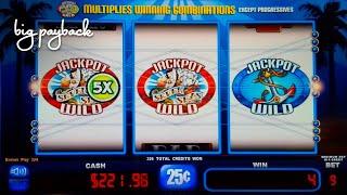 5X MULTIPLIER?! Super Jackpot Seven Seas Slot!