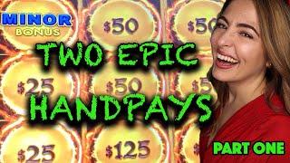 MASSIVE HANDPAY JACKPOT 2 Epic Slot Machine Jackpots on Dragon Link!