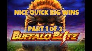 BUFFALO BLITZ (PLAYTECH)  INTERESTING BIG WINS WITH POTENTIAL PART 1. FOR THE VIEWER AS ALWAYS