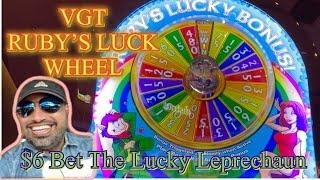 I WANT TO SPIN SO BAD !!! VGT RUBY'S LUCK WHEEL WITH RED SPINS !! AT CHOCTAW CASINO DURANT OK !!
