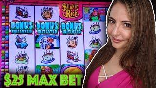 •$25/BET! Stinkin' Rich MAX BET BONUS GAMES!•