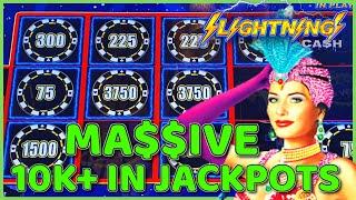 HIGH LIMIT Lightning Link High Stakes MASSIVE WIN Over $10K In Handpay Jackpots ️$37.50 Bonus Round