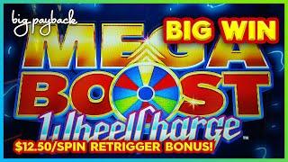 Mega Boost Wheel Charge Slot - AWESOME BATTLE, ALL BONUSES!