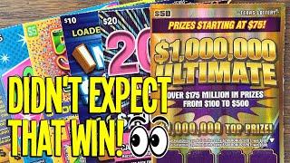 DIDN'T EXPECT THAT WIN! + Souta Pics! ⫸ $170 TEXAS LOTTERY Scratch Offs