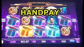 HANDPAY! High limit hold onto your hat slot machine.