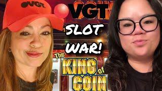 VGT SLOT WAR ON KING OF COIN $10 MAX BET! ERICA’S SLOT WORLD vs SML