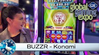 Buzzr Slot Machine by Konami at #G2E2022
