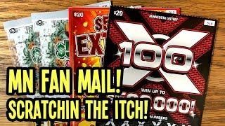 $60/TICKETS! FAN MAIL from MN  $50,000 Extreme Cash + 100X LOTTERY Scratch Tickets