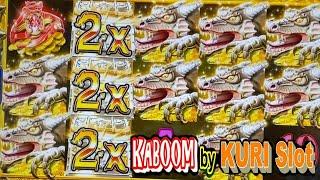 KABOOM !! BIG WIN KONAMI GAMESLION CARNIVAL/SPARKLING ROSES MULTI BLAST/DRAGON TREASURE Slot栗スロ